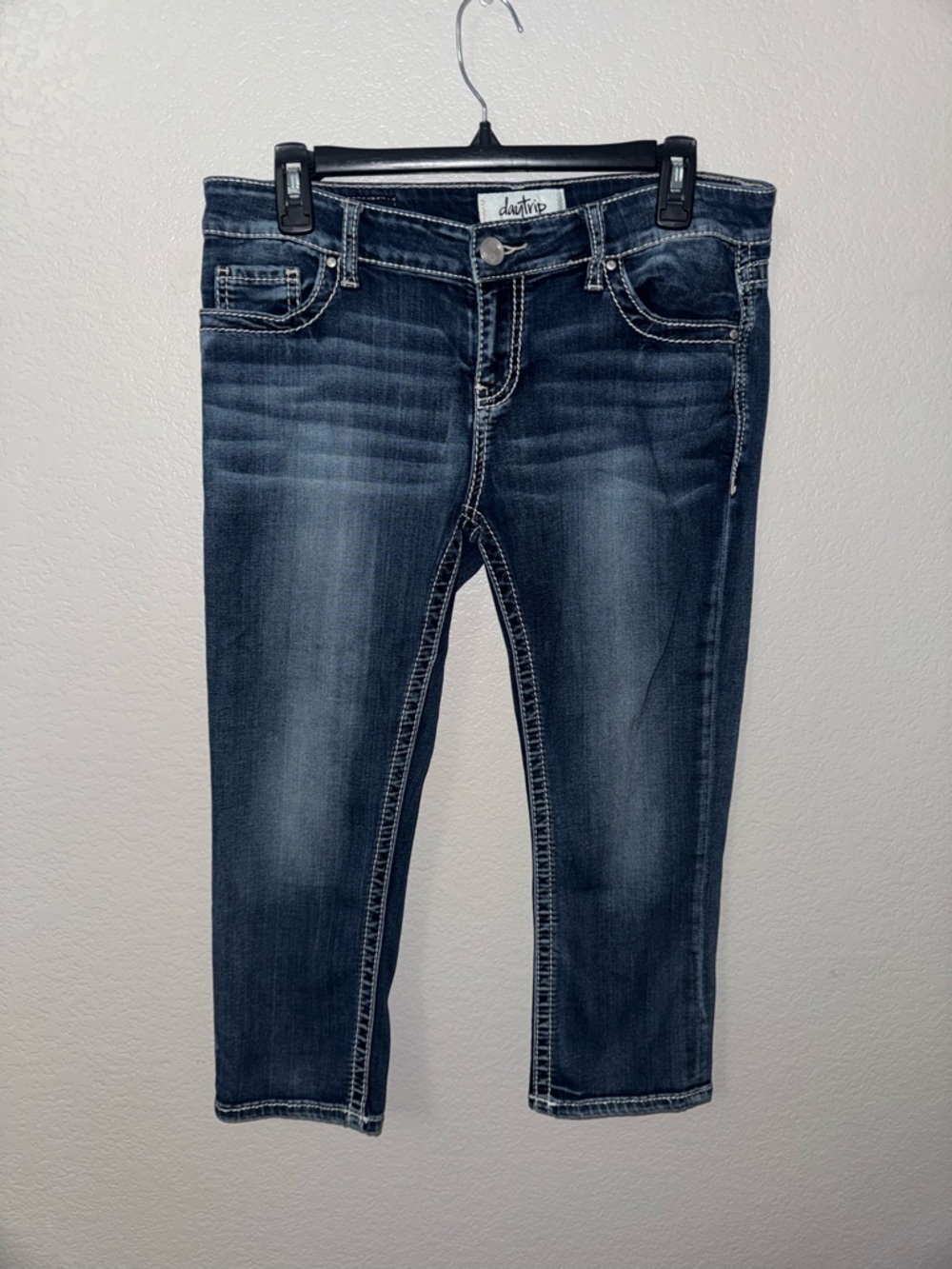 Daytrip Virgo Dark Blue Cropped Slim Jeans
